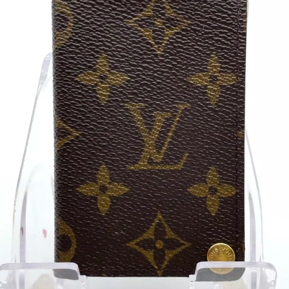 Auth Louis Vuitton Monogram Pression Card case M60937 W/Box - Picture 8 of 16